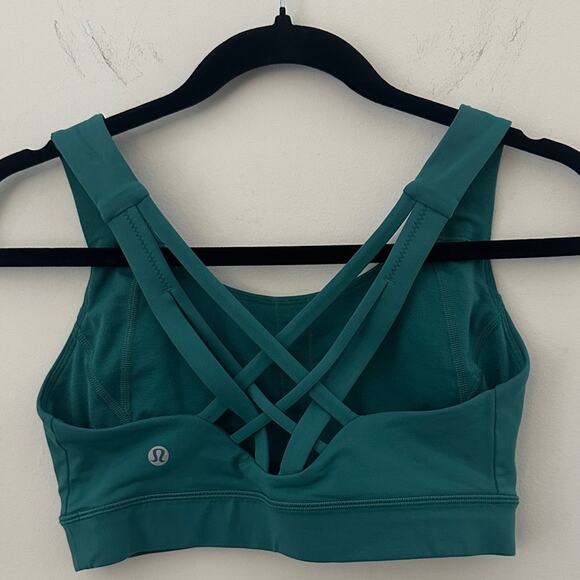 Lululemon Free To Be Elevated Bra *Light Support, DD/E Cup Teal Size 6 - Picture 4 of 7